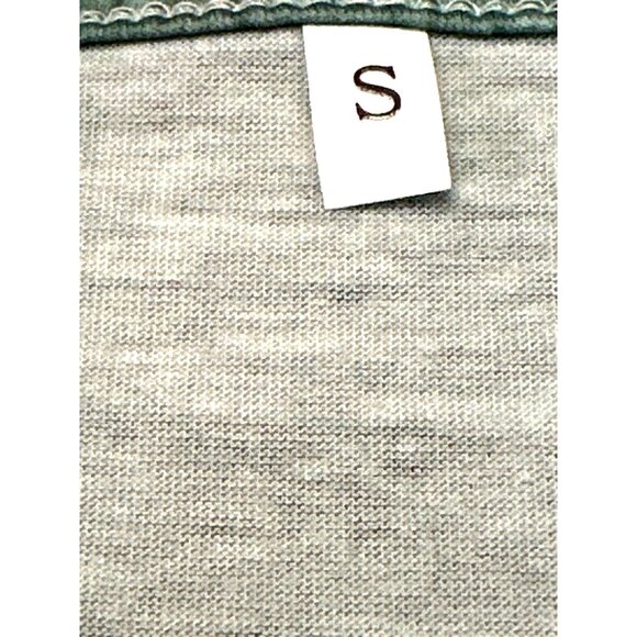 CCC Bohemian Floral Print Short Sleeve Tunic Top Crochet Neckline Cuffs Size Sm - Picture 7 of 9